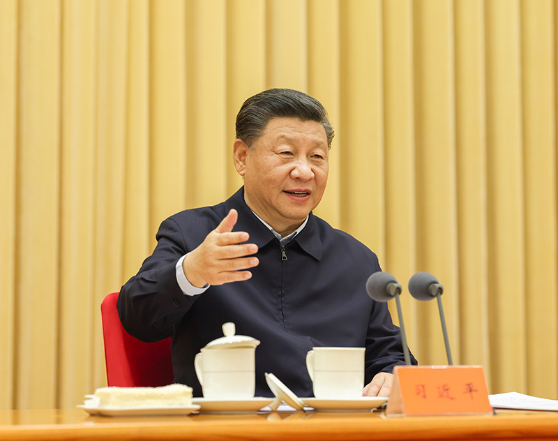 12月3日至4日，全國宗教工作會議在北京召開。中共中央總書記、國家主席、中央軍委主席習(xí)近平出席會議并發(fā)表重要講話。新華社記者 丁海濤 攝