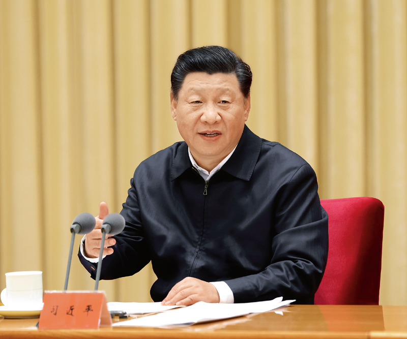 2020年11月16日至17日，中央全面依法治國工作會議在北京召開。中共中央總書記、國家主席、中央軍委主席習(xí)近平出席會議并發(fā)表重要講話。 新華社記者 龐興雷/攝